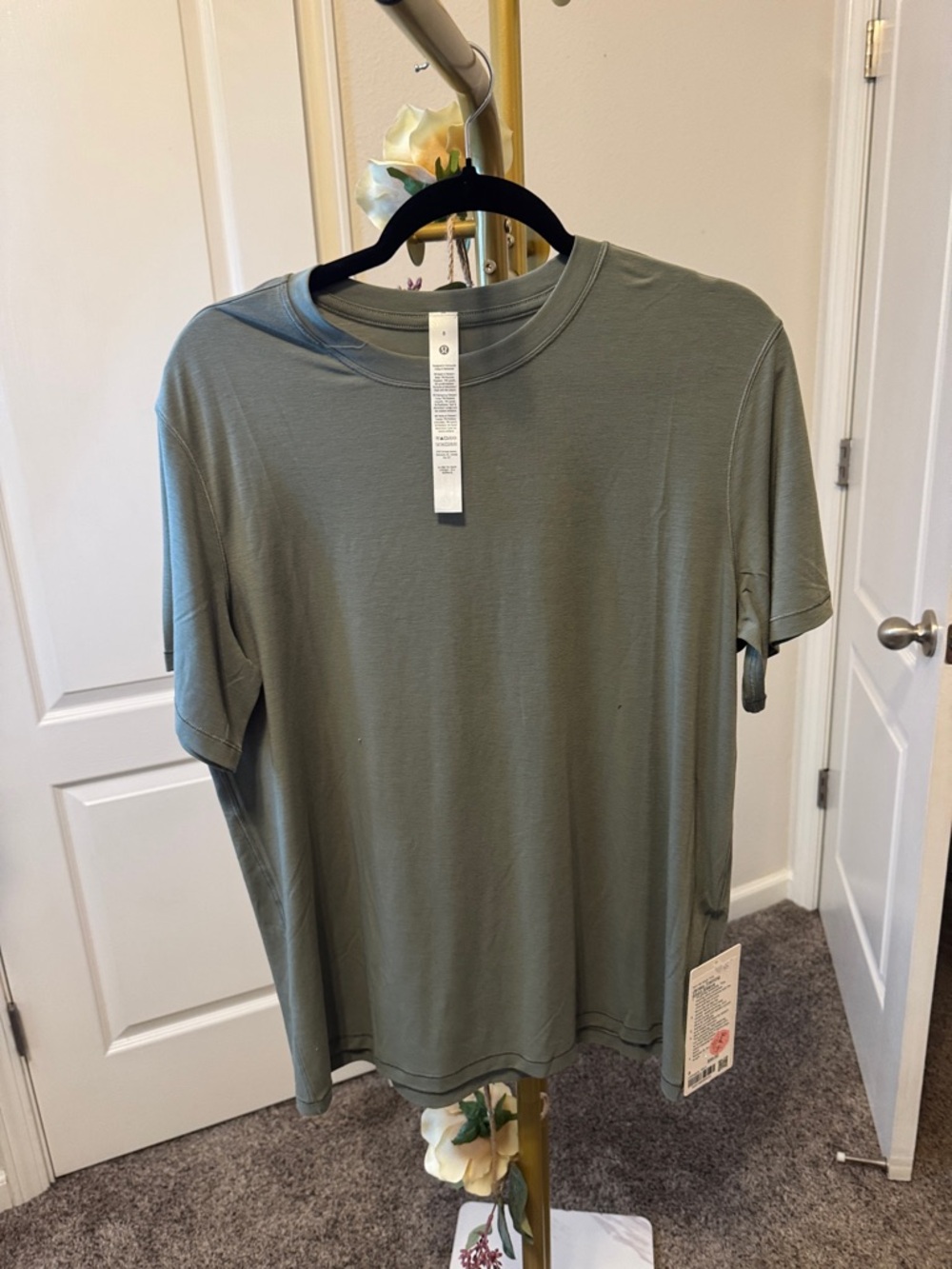 Lululemon - jersey training, short sleeve Sage Green